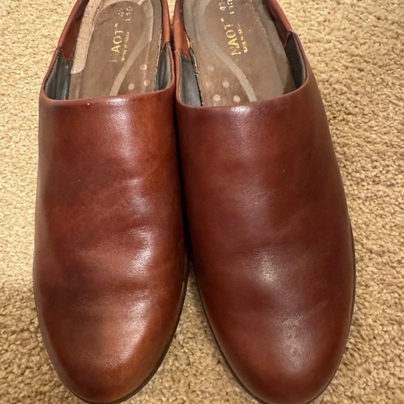 Naot Lodos  Mules in Smooth Brown Leather - Picture 2 of 12